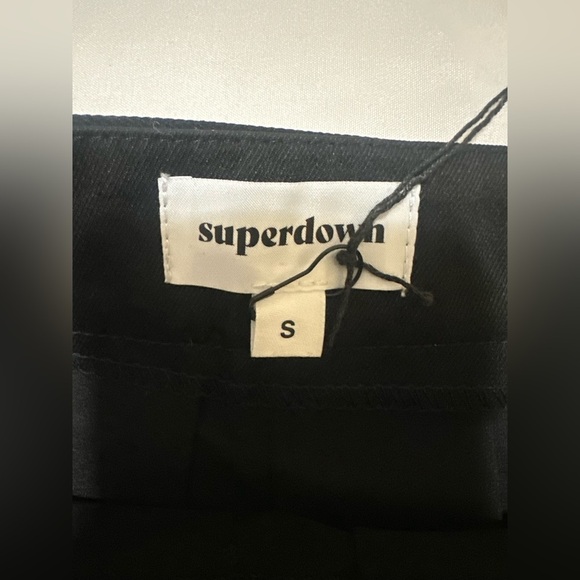 Revolve Superdown Wanda Mini Skirt in Black Sz Small - Picture 3 of 5